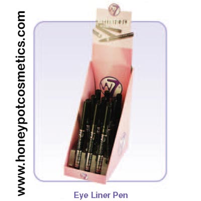 W7 Waterproof Felt Black Eye Liner Pen (12 UNITS)