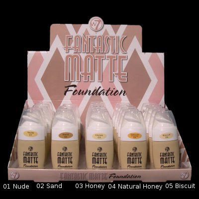 W7 Fantastic Matte Foundation 30g (25 UNITS)