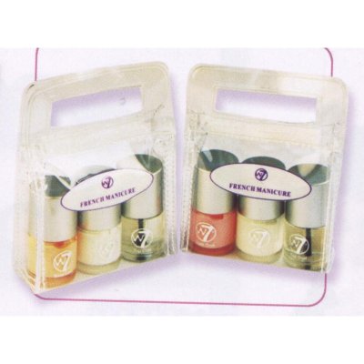 W7 French Manicure Kit With Strips 'Pink & Beige' (12 UNITS)