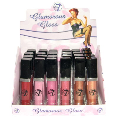 W7 Glamorous Gloss Diamond Shine Lip Gloss 6g (24 UNITS)