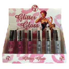 W7 Glitter Gloss Square Lip Gloss 6ml (24 UNITS)