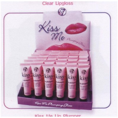 W7 Kiss Me Lip Plumping Lip Gloss 14ml (36 UNITS)