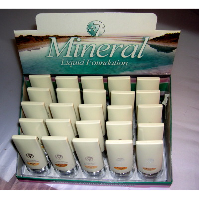 W7 Mineral Liquid Foundation 40ml (25 UNITS)