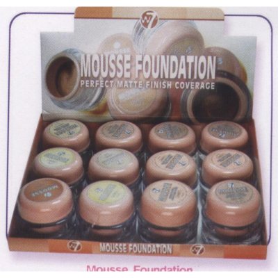 W7 Mousse Foundation Perfect Matte Finish Coverage (12 UNITS)