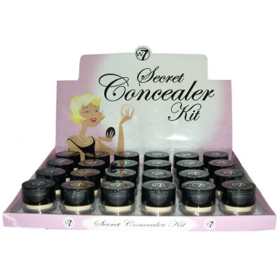 W7 Secret Concealer Kit 2x1g & 1x3.5g (24 UNITS)
