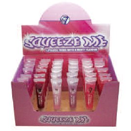 W7 Squeeze Me Fruity Lip Gloss 8ml (36 UNITS)