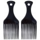 Fashion Collection Black Afro Comb (12 UNITS)