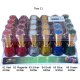 Saffron Glitters Galore Nail Polish Tray11 13ml (24 UNITS)