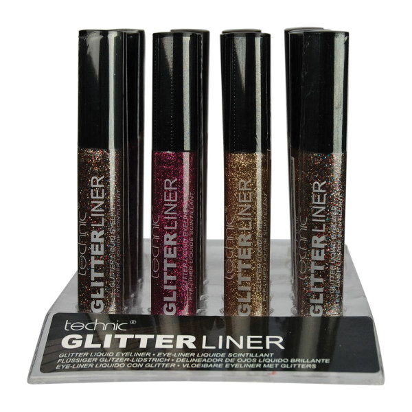 Technic Glitter Liner Glitter Liquid Eyeliner 11ml (16 UNITS) - Click Image to Close