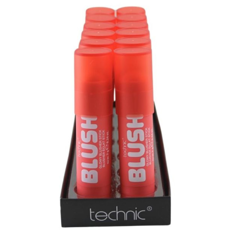 Technic Glowy Blusher Stick 7g (12 UNITS) - Click Image to Close