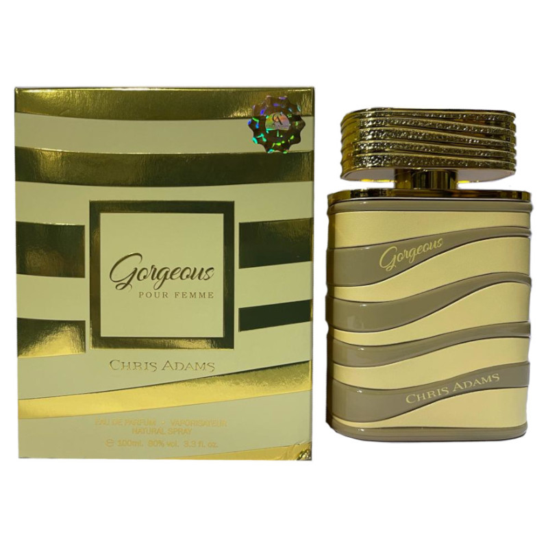 Chris Adams Gorgeous 100ml EDP Natural Spray For Women (EACH) - Click Image to Close