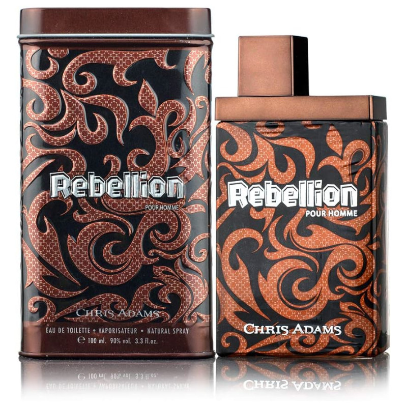 Chris Adams Rebellion 100ml EDT Spray For Men (EACH) - Click Image to Close