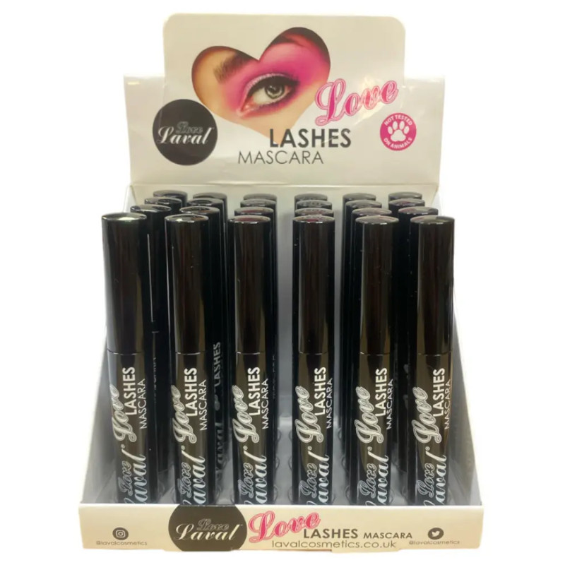Laval love Lashes Mascara Black (24 UNITS) - Click Image to Close