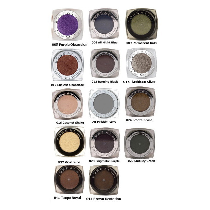 L'Oreal Color Infallible Eye Shadow 3.5g (3 UNITS) - Click Image to Close