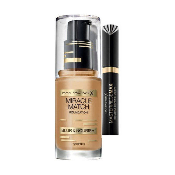 Max Factor Miracle Touch Foundation + Masterpiece Mascara (EACH) - Click Image to Close