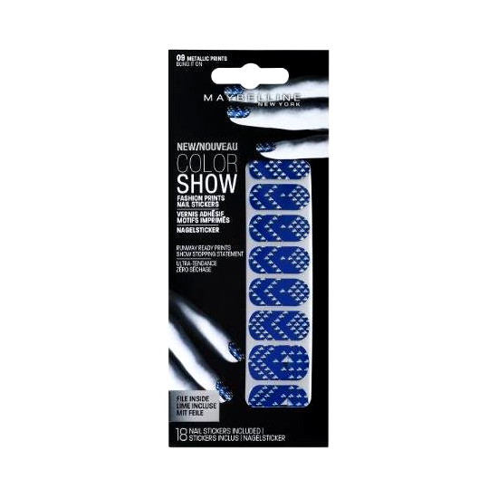 Maybelline Color Show Fashion Print Nail Stickers BULK (144 UNIT - Click Image to Close
