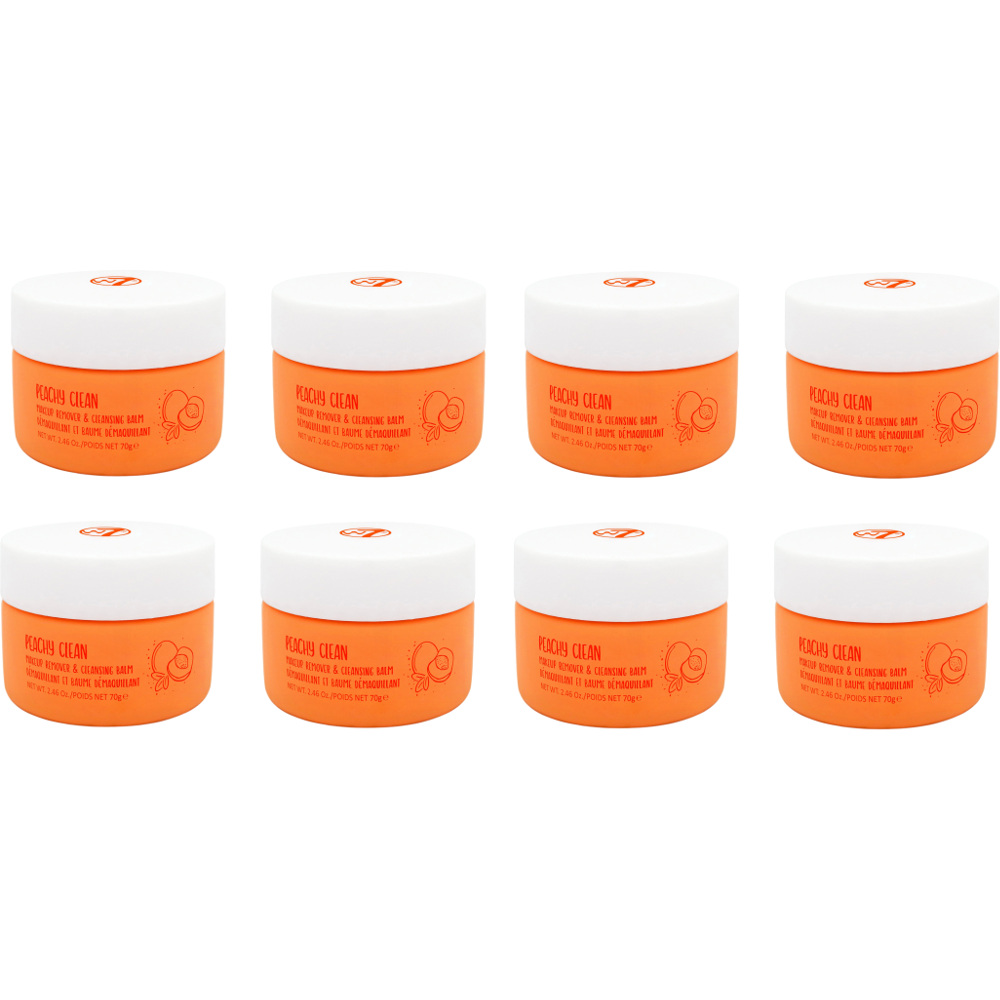 W7 Peachy Clean Makeup Remover and Cleansing Balm (8 UNITS) - Click Image to Close