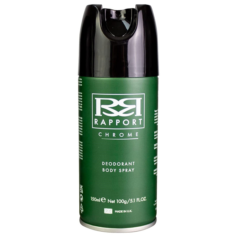 Rapport Chrome 150ml Deodorant Body Spray (12 UNITS) - Click Image to Close
