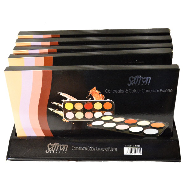 Saffron Concealer & Colour Corrector Palette 35g (6 UNITS) - Click Image to Close
