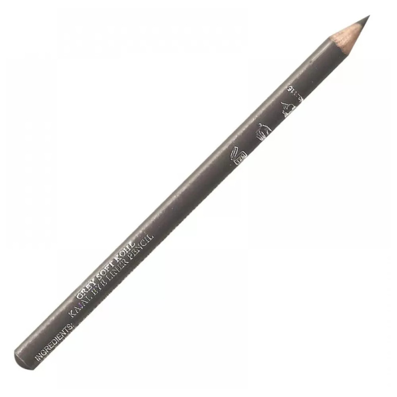 Saffron Grey Soft Kohl Kajal Eyeliner Pencil 1.2g (12 UNITS) - Click Image to Close