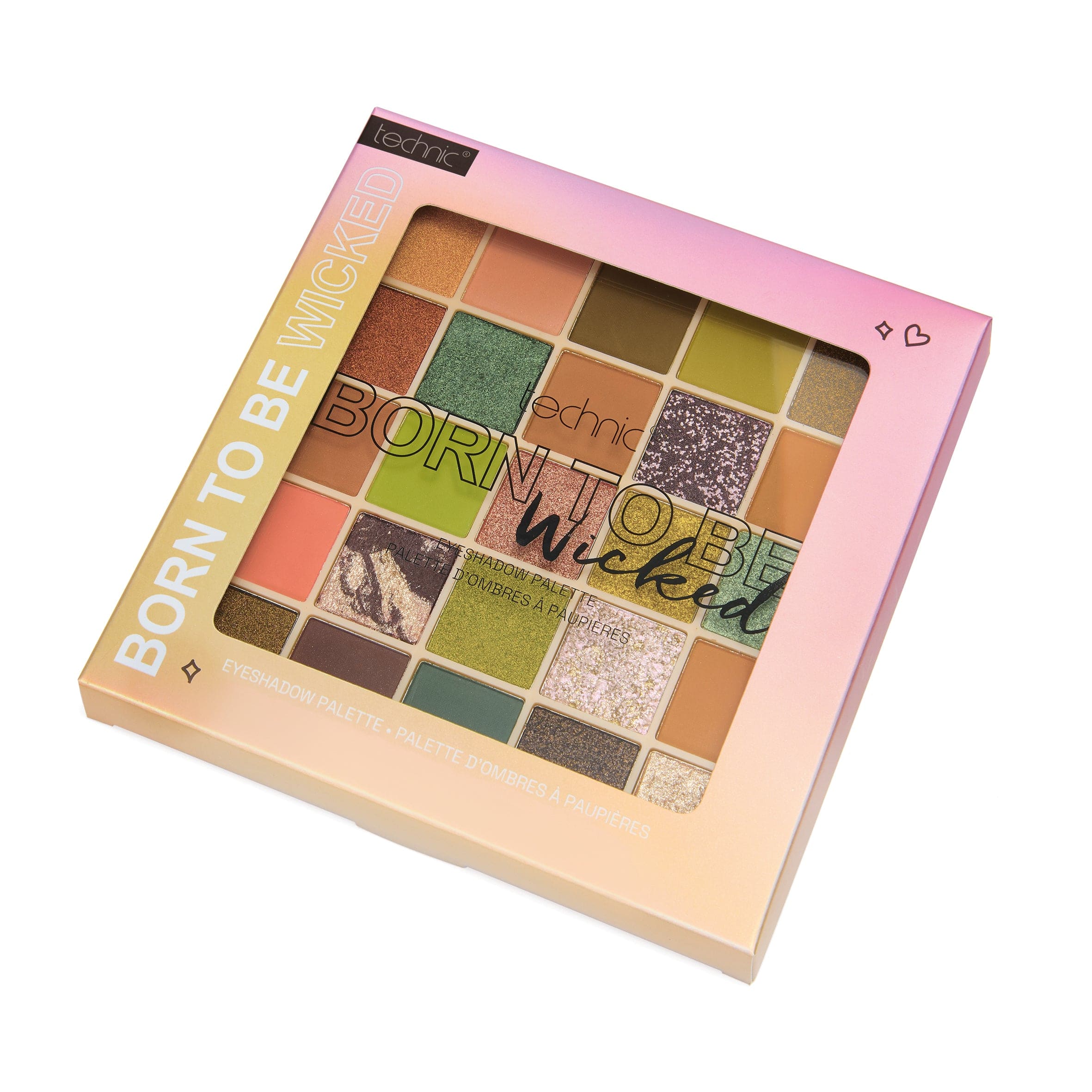 Technic Born To Be Wicked Eyeshadow Palette Gift Set (8 UNITS) - Click Image to Close