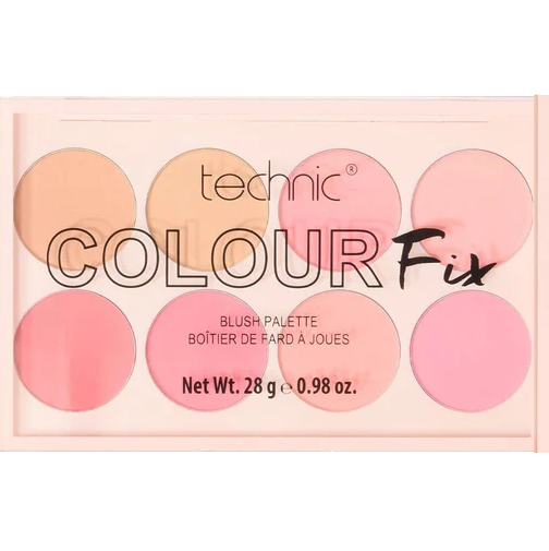 Technic Colour Fix 8pc Blush Palette 8x 3.5g (12 UNITS) - Click Image to Close