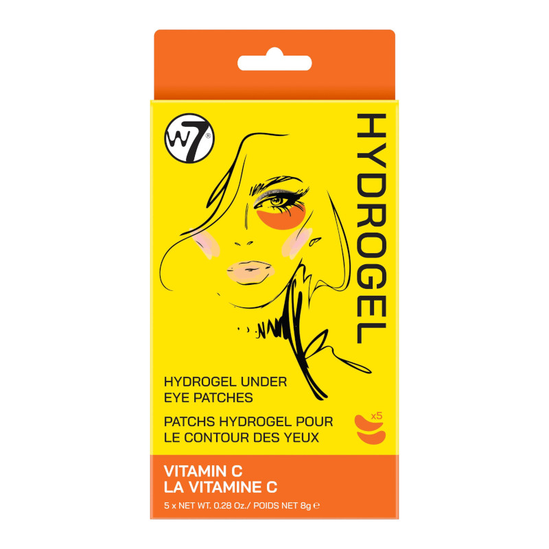 W7 Hydrogel Under Eye Vitamin C Patches 5x8g (12 UNITS) - Click Image to Close