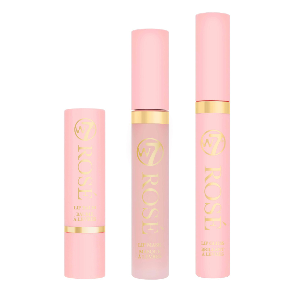 W7 Rosé Lip Balm, Lip Mask & Lip Gloss (24 UNITS) - Click Image to Close