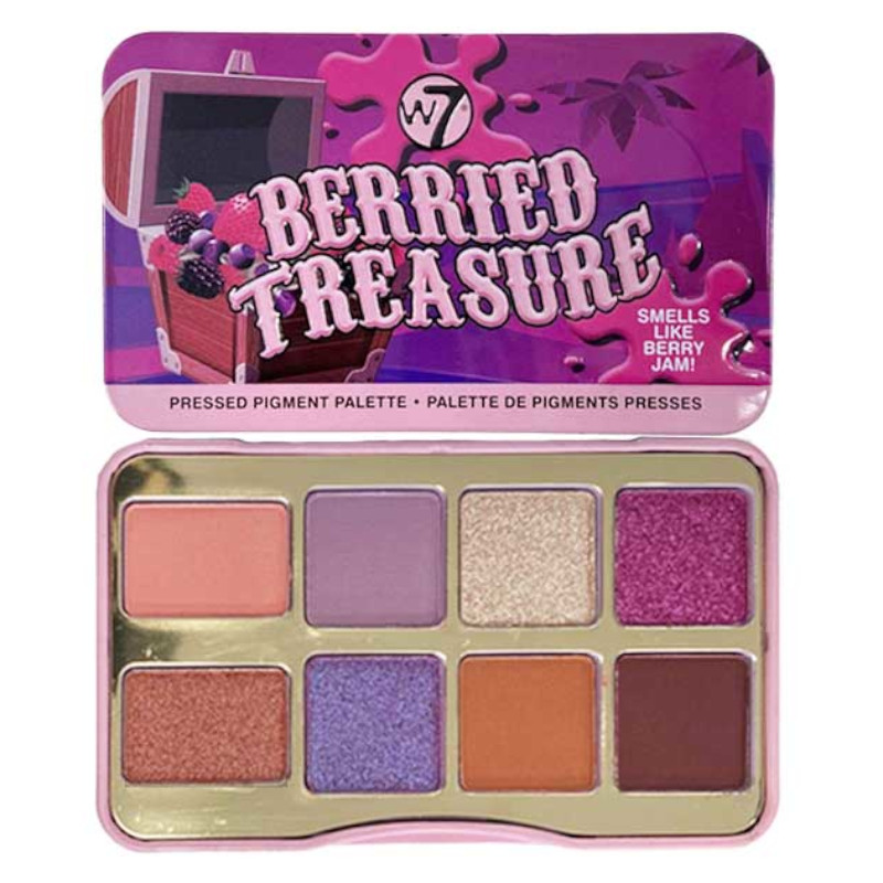 W7 Berried Treasure Pressed Pigment Palette (8 UNITS) - Click Image to Close