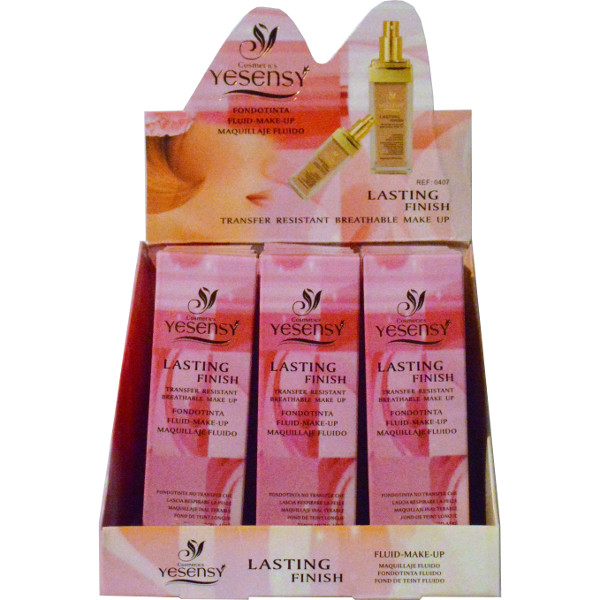 Yesensy Lasting Finish Fondotinta Fluid-Make-Up 50ml (12 UNITS) - Click Image to Close